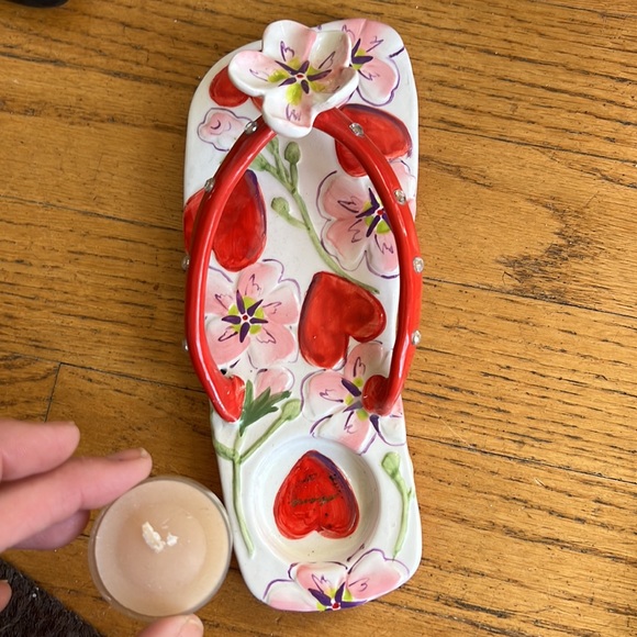 Flip flop candleholder - Picture 2 of 3